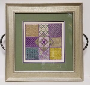 Custom embroidery Framing Project
