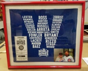 Custom World Series Framing Project