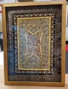 Custom embroidery Framing Project