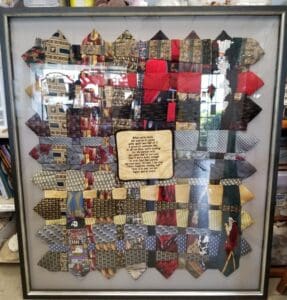Custom Ties Art Framing Project