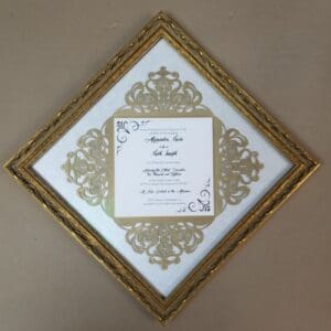 Custom Invite Framing Project
