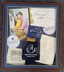 Custom Wedding Framing Project