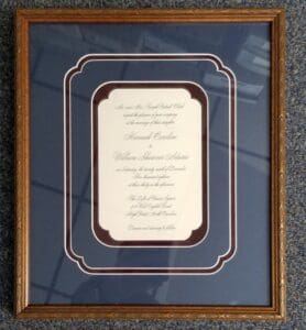 Custom historic Framing Project